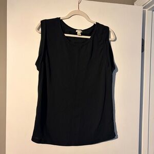 J. Crew Black Sleeveless top